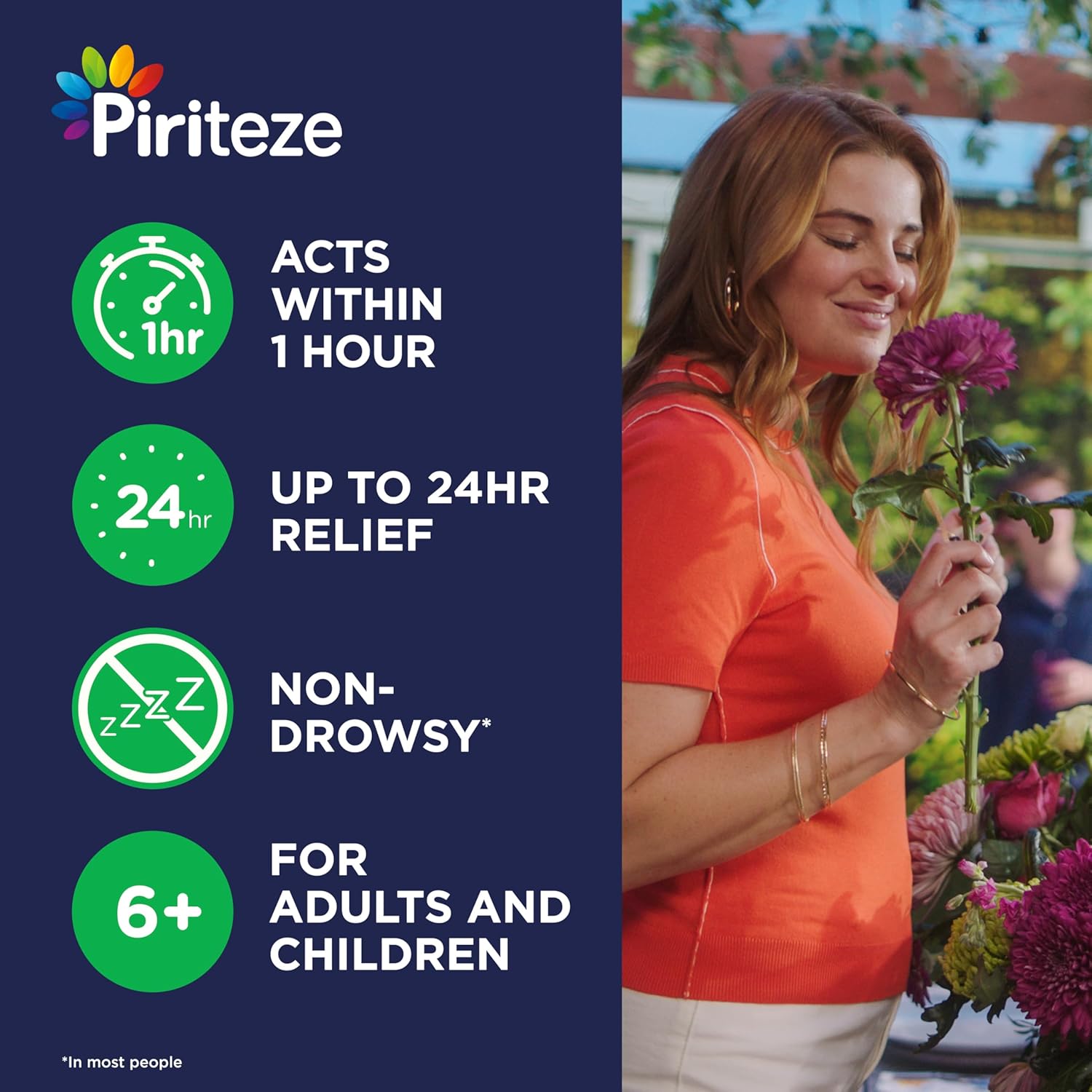 Piriteze Hayfever & Allergy Antihistamine Tablets – 30 Tablets