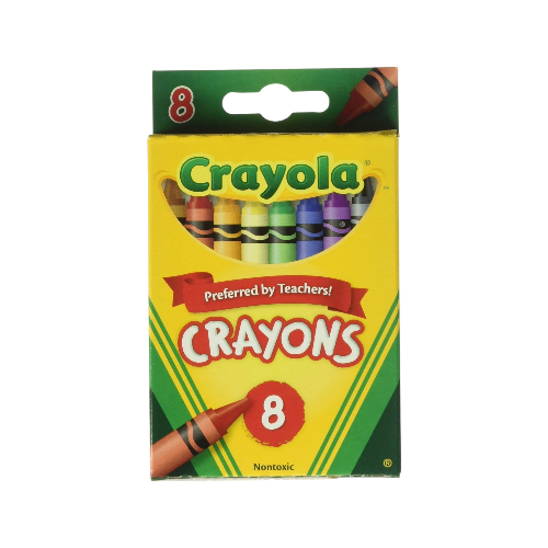Crayola 8-Count Crayons Box, Pack of 12 (96 Total)