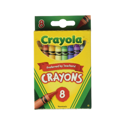 Crayola 8-Count Crayons Box, Pack of 12 (96 Total)