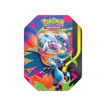 Pokémon TCG: Mega Charizard Tin – Mega Charizard X ex