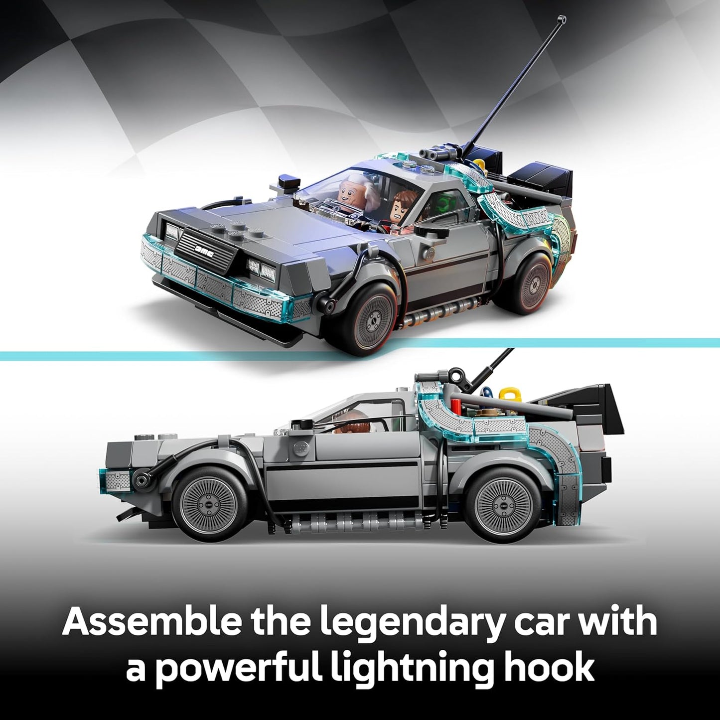 LEGO Speed Champions Time Machine – Back to the Future (77256)