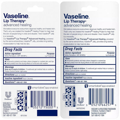 Vaseline Lip Therapy Advanced Healing 3-Pack (0.35 oz)