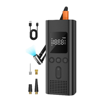 AIRSURE Portable Tire Inflator 150 PSI Cordless Air Compressor with LED