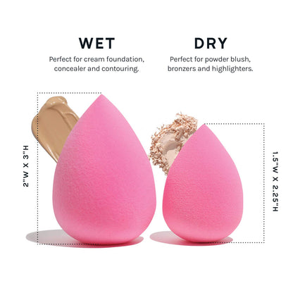 AOA Studio Collection Makeup Sponge Set 6 Latex Free High Definition