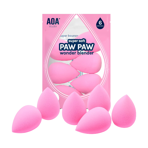 AOA Studio Collection Makeup Sponge Set 6 Latex Free High Definition