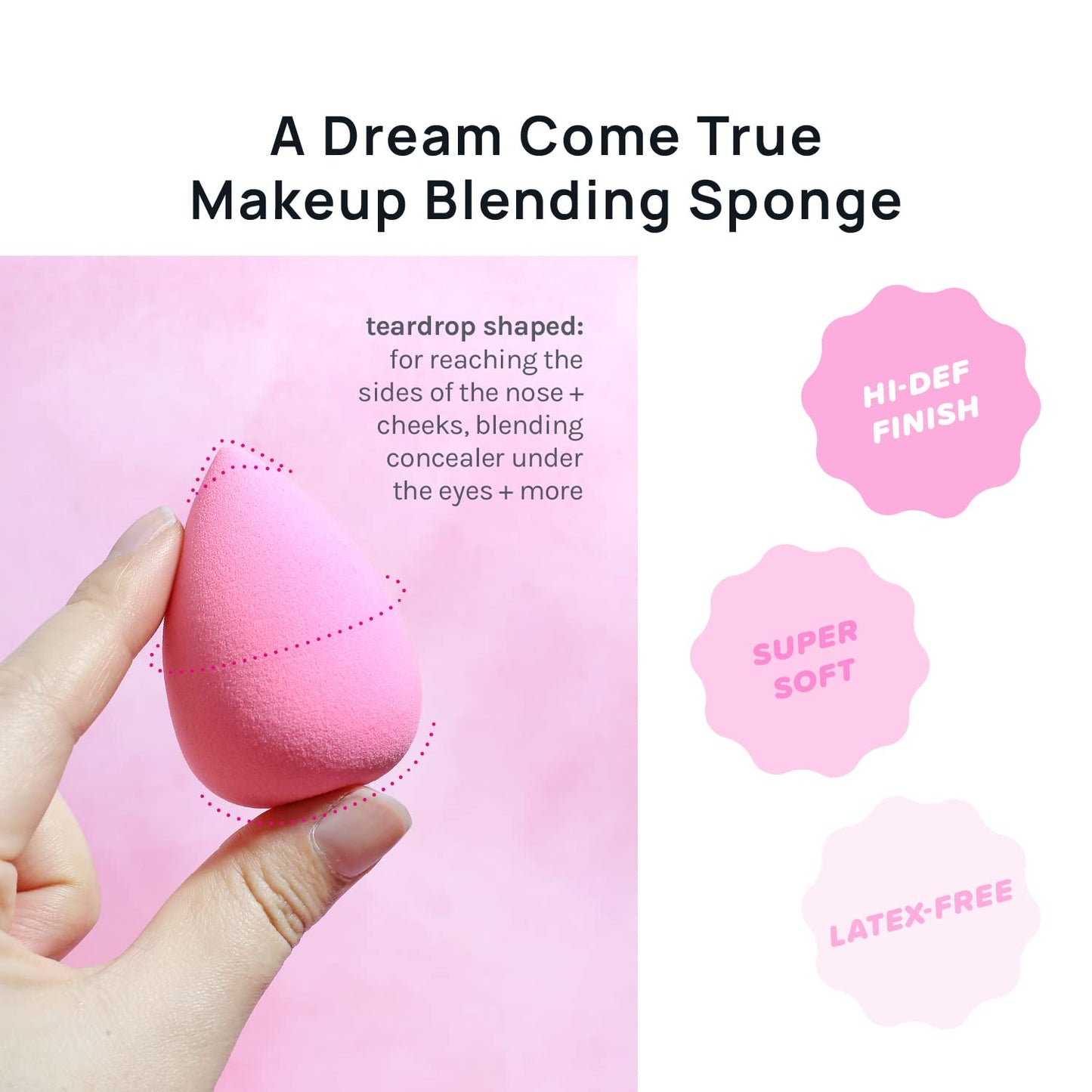 AOA Studio Collection Makeup Sponge Set 6 Latex Free High Definition