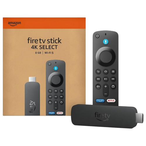 Amazon Fire TV Stick 4K Select – Latest Model with 4K Streaming, AI Search & Free/Live TV