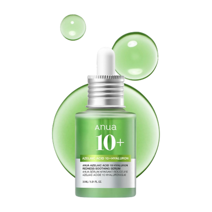 Anua Azelaic Acid 10% Hyaluron Redness Soothing Serum 1.01 fl oz