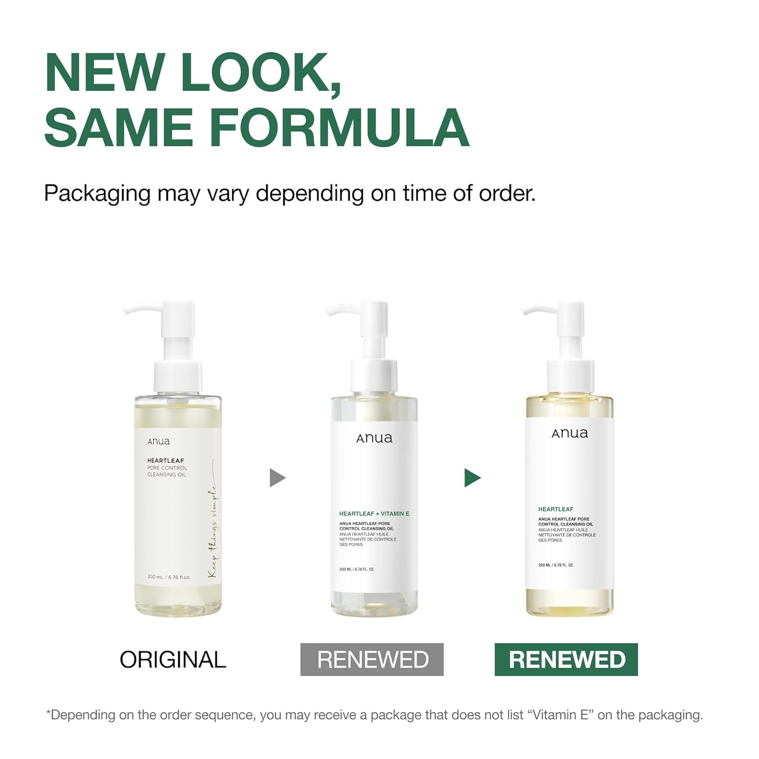 Anua Heartleaf Pore Control Cleansing Oil – Makeup & Blackhead Remover, 6.76 fl.oz., Korean Skincare