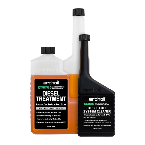 Archoil Diesel Fuel System Kit AR6500 Treatment 40 oz + AR6400-D Cleaner
