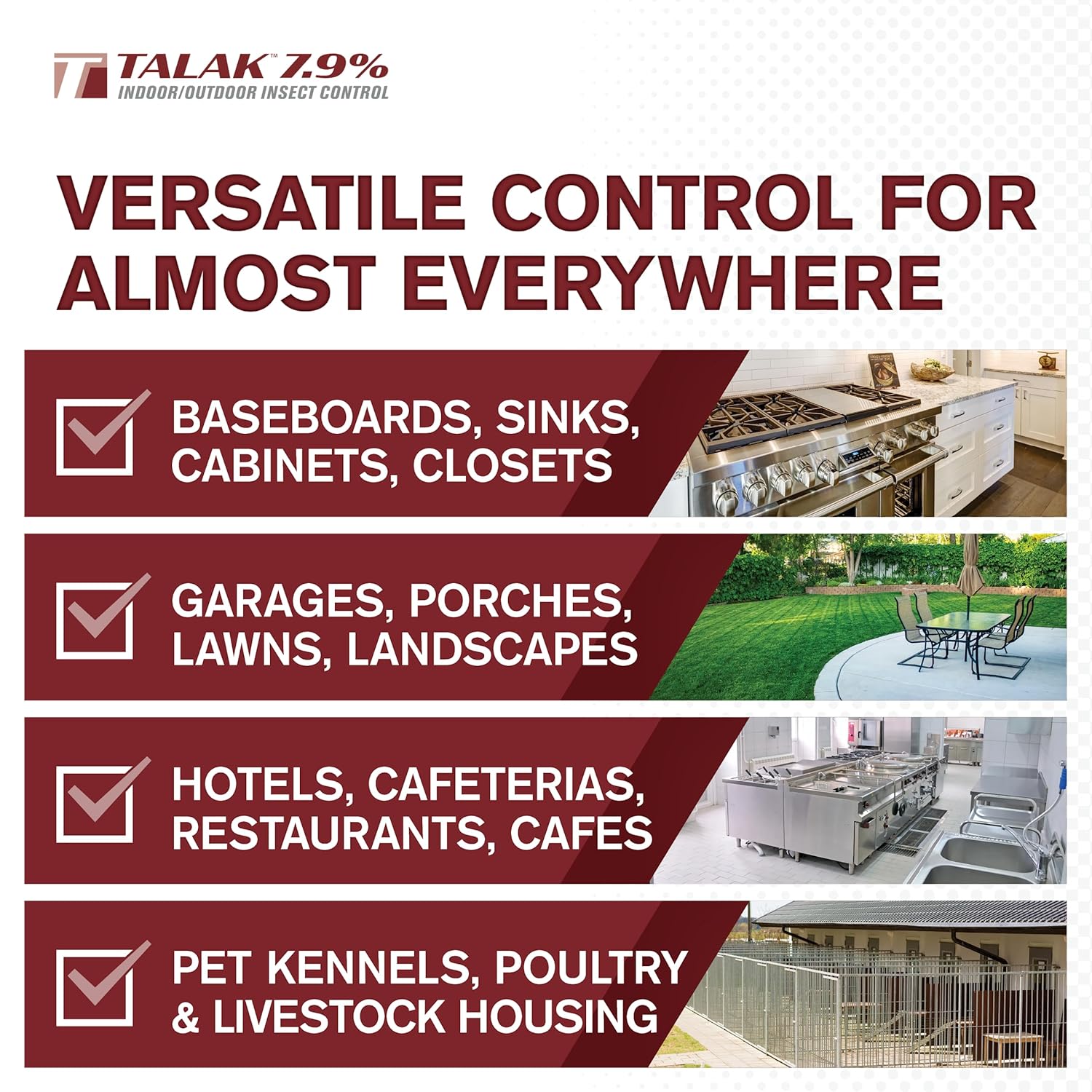 Atticus Talak 7.9% Bifenthrin Insect Control Concentrate – 32 oz Indoor & Outdoor Use