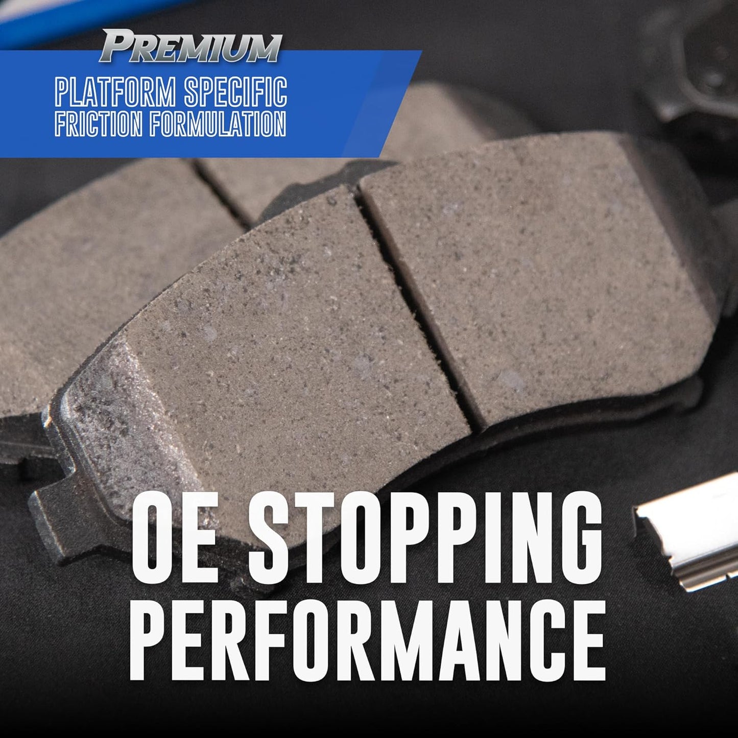 Bendix Premium SBC1645 Ceramic Front Brake Pads for Ford Escape and Transit Connect
