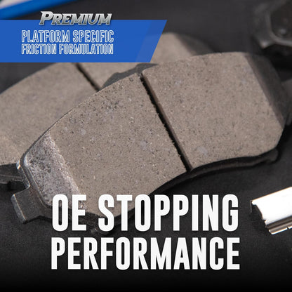 Bendix Premium SBC1645 Ceramic Front Brake Pads for Ford Escape and Transit Connect