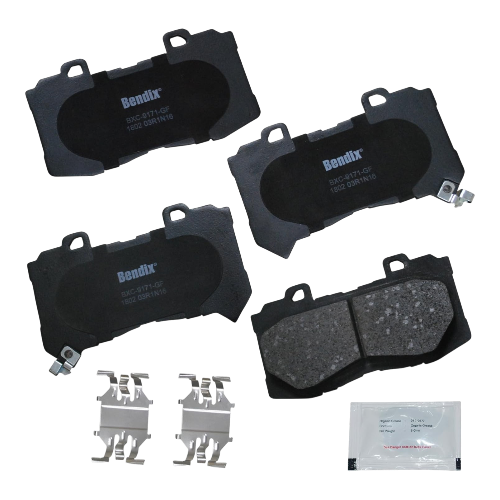 Bendix Priority1 CFC1802 Ceramic Front Brake Pads for Chevrolet Colorado and GMC Canyon