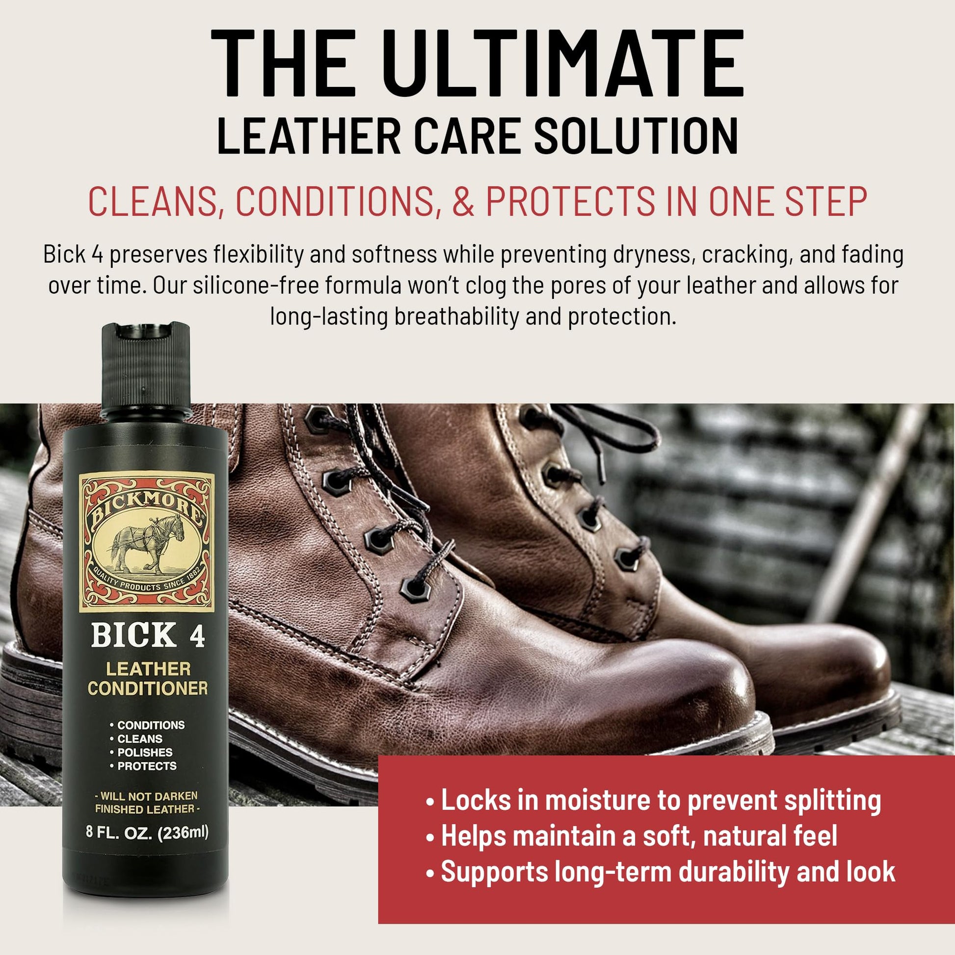 Bickmore Bick 4 Leather Conditioner 8oz