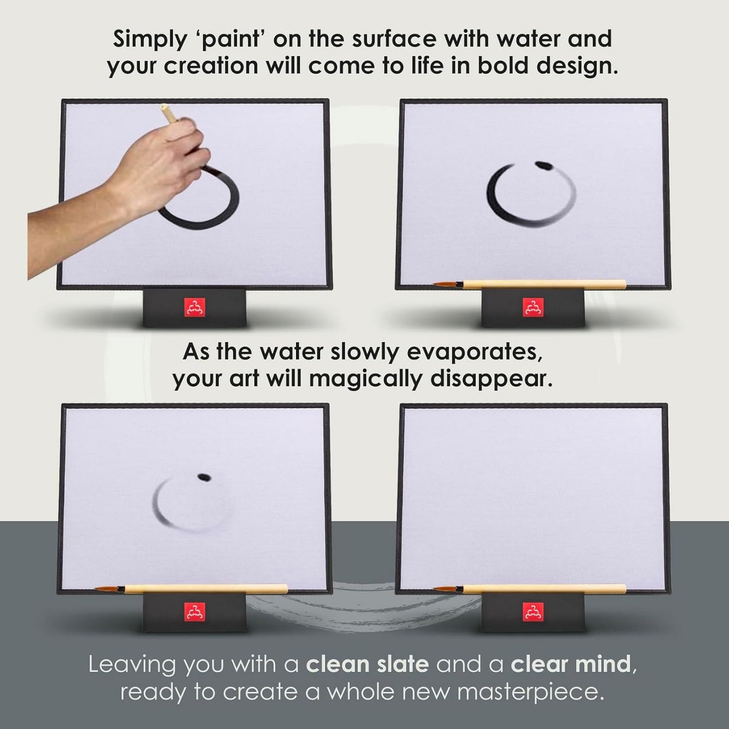 Buddha Board Original Water Painting Board for Mindfulness and Creativity