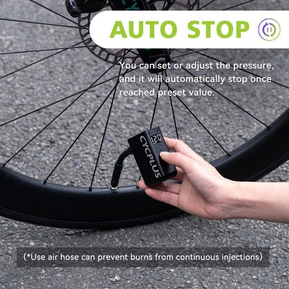 CYCPLUS Mini Electric Bike Pump 120 PSI AS2PRO