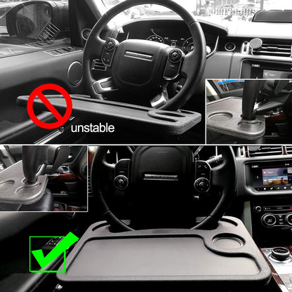 Car Steering Wheel Tray for Laptop & Food