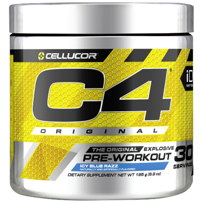 Cellucor C4 Pre-Workout Icy Blue Razz 30 Servings