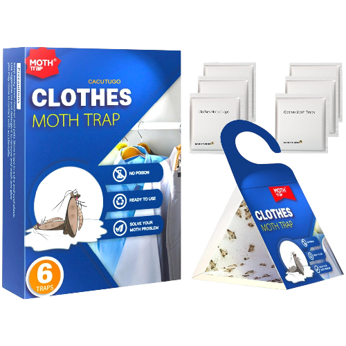 Clothes Moth Traps 6-Pack Pheromone Sticky
