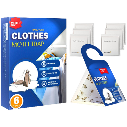 Clothes Moth Traps 6-Pack Pheromone Sticky