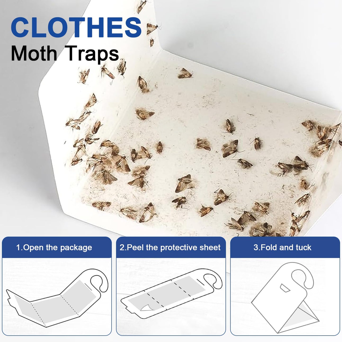 Clothes Moth Traps 6-Pack Pheromone Sticky