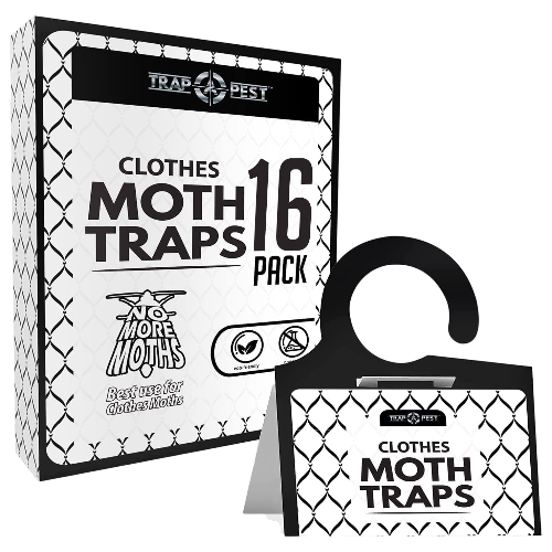 Clothing Moth Traps 16-Pack Pheromone Sticky