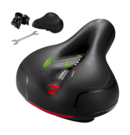 Comfortable Dual Shock Absorbing Memory Foam Bicycle Seat Cushion Waterproof