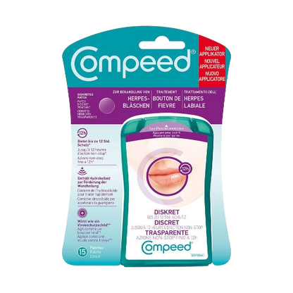 Compeed Cold Sore Healing Patches 15ct Discreet