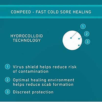 Compeed Cold Sore Healing Patches 15ct Discreet
