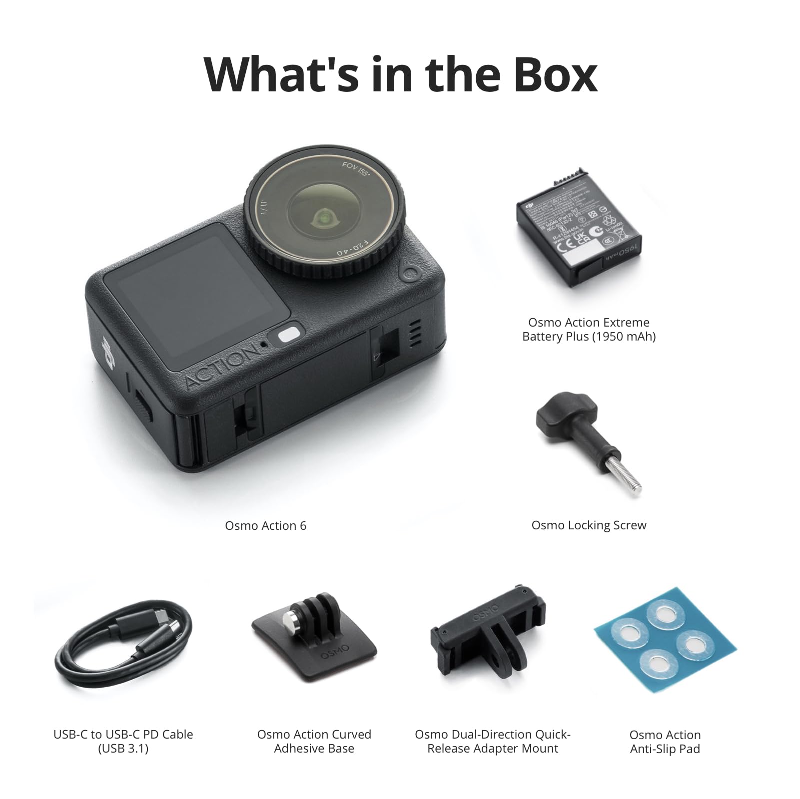 DJI Osmo Action 6 Adventure Combo 4K Camera