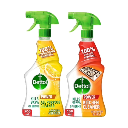 Dettol All Purpose & Kitchen Cleaner Spray 2x500ml