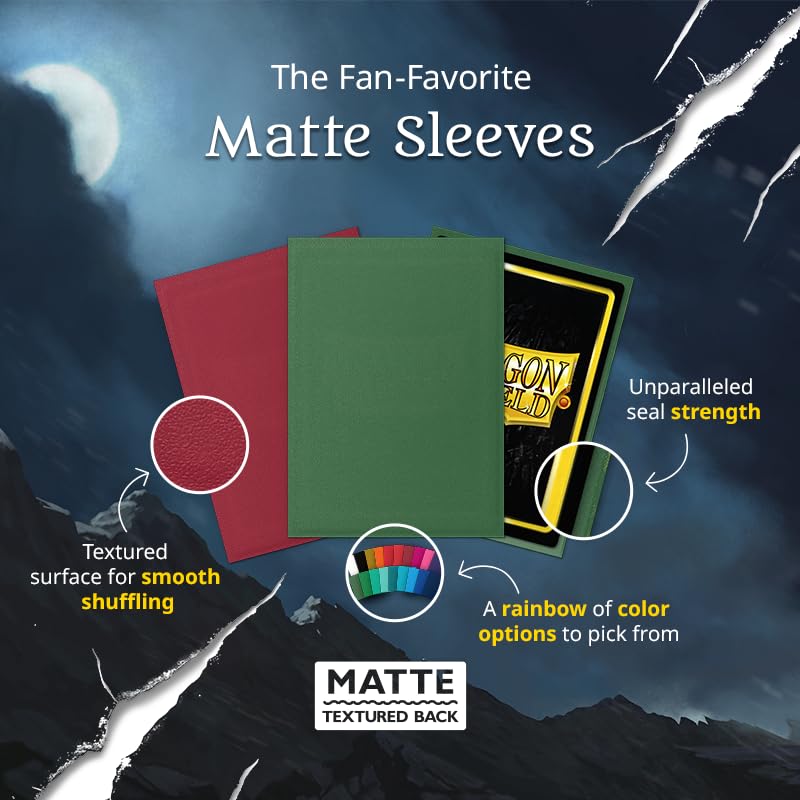 Dragon Shield Matte Jet Card Sleeves 100ct Standard Size