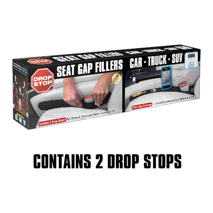 Drop Stop Original Car Seat Gap Filler Set of 2 Patented Shark Tank