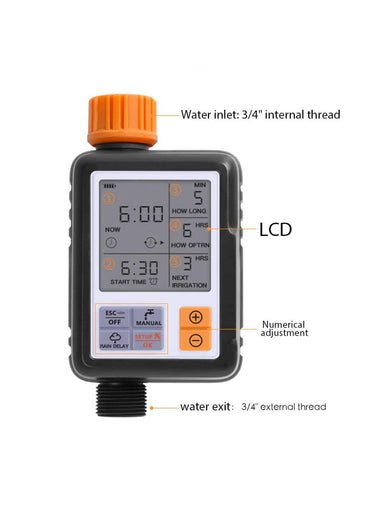 Egardenkart Garden Water Timer Automatic Irrigation