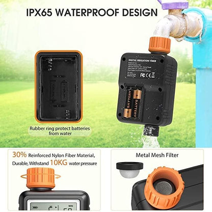 Egardenkart Garden Water Timer Automatic Irrigation