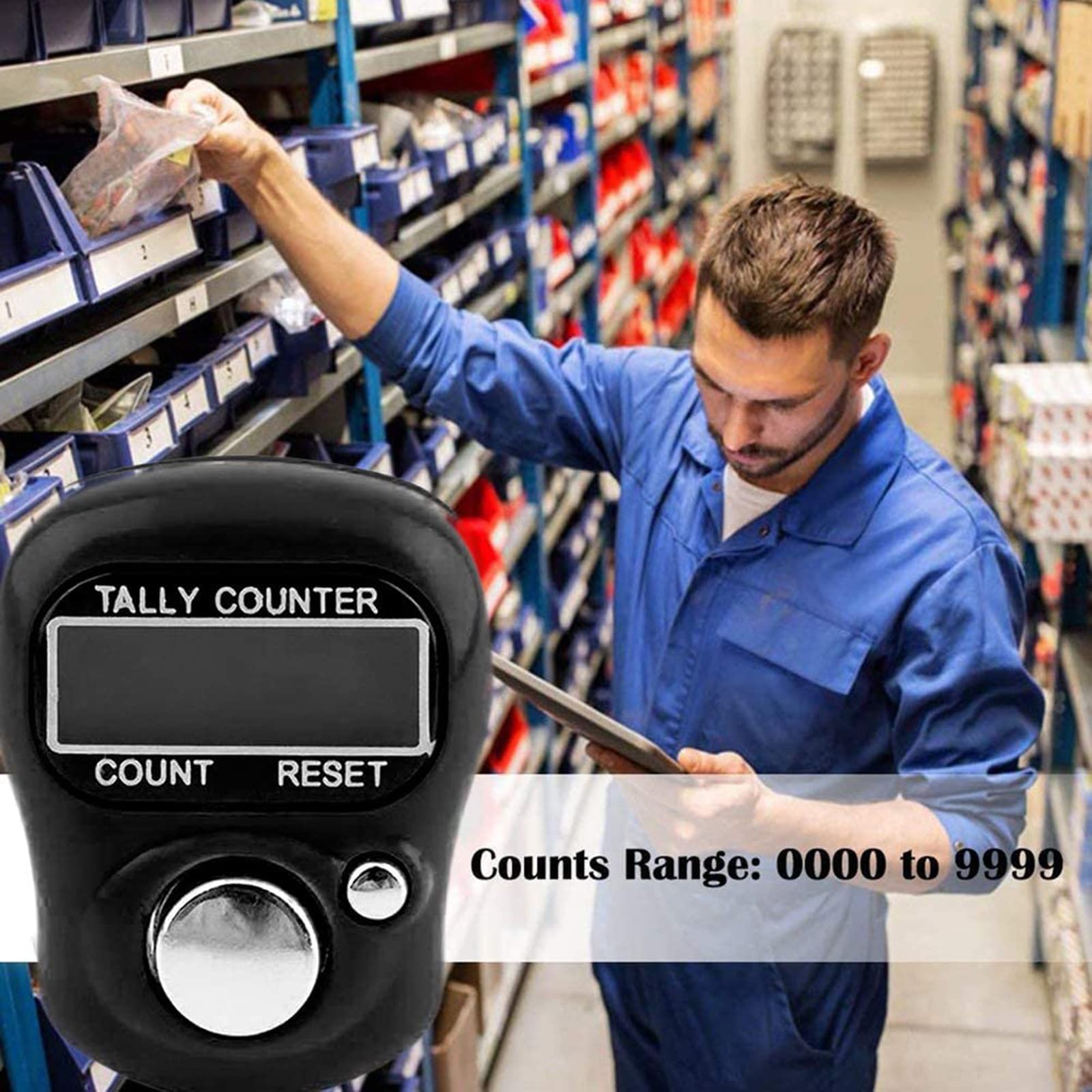 Electronic Finger Tally Counter LCD 5 Digit