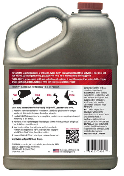 Evapo-Rust ER012 Rust Remover 1 Gallon Non-Toxic