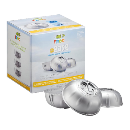 FROG @Ease Replacement SmartChlor Cartridges – 3-Pack for Hot Tub Floating Sanitizer System – Less Chlorine Use