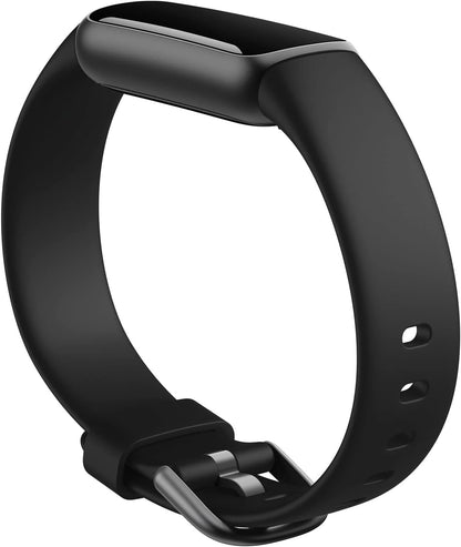 Fitbit Luxe Fitness and Wellness Tracker Black/Graphite Renewed with S and L Bands