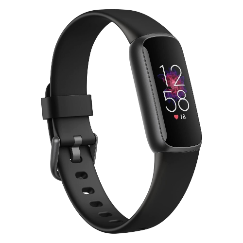 Fitbit Luxe Fitness and Wellness Tracker Black/Graphite Renewed with S and L Bands