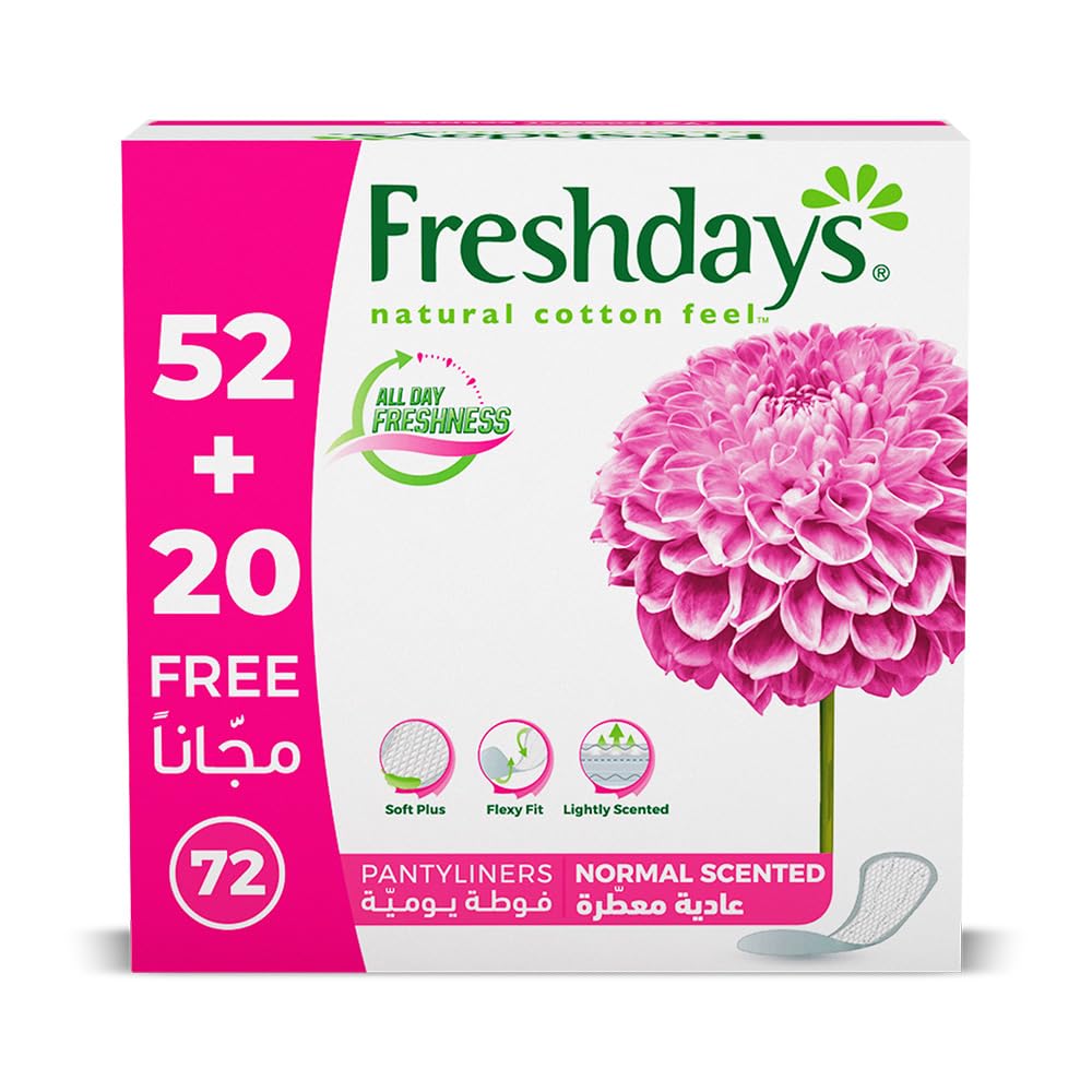 Freshdays Daily Liners Scented 72 Pads