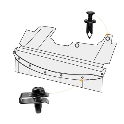 GOOACC GRC-70 35PCS Push Retainer Clips Kit