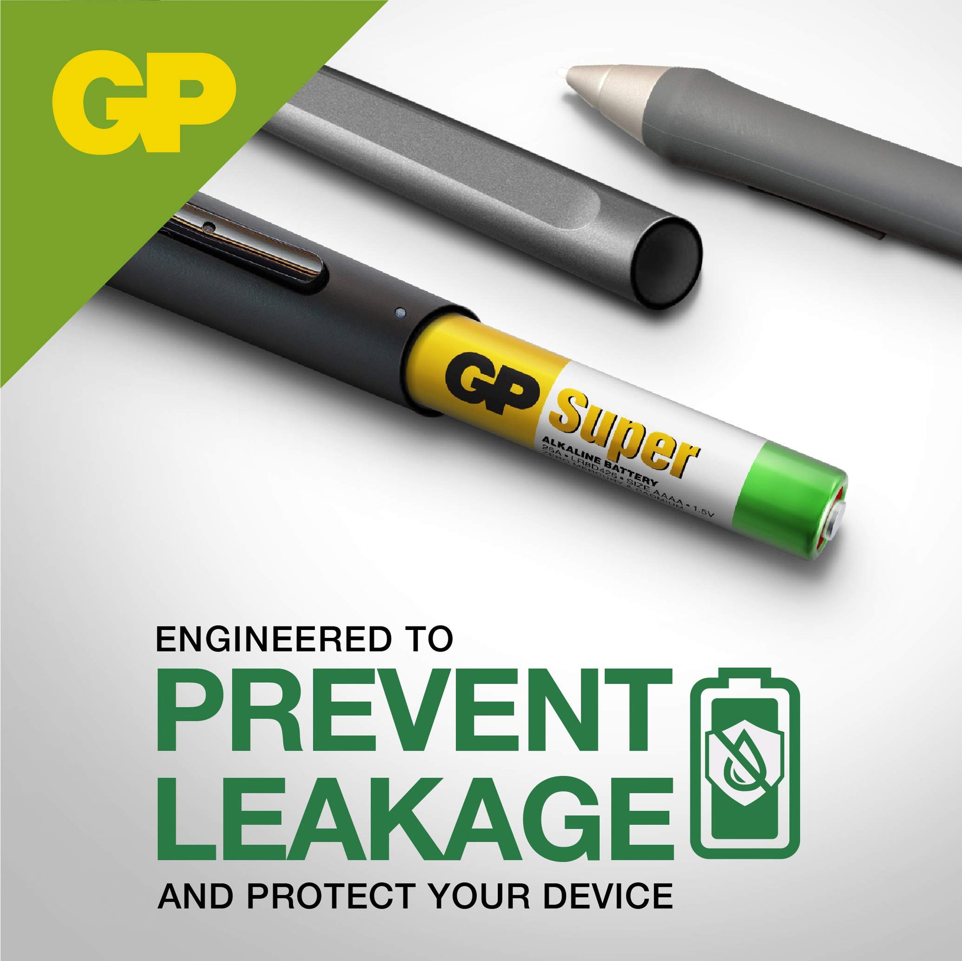 GP Super Alkaline AAAA Batteries 2-Pack