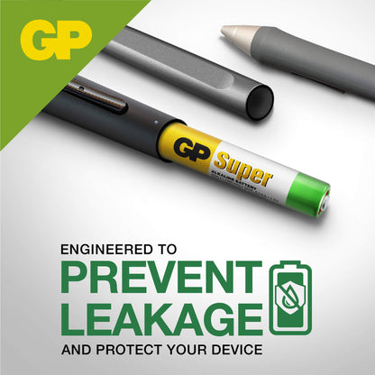GP Super Alkaline AAAA Batteries 2-Pack