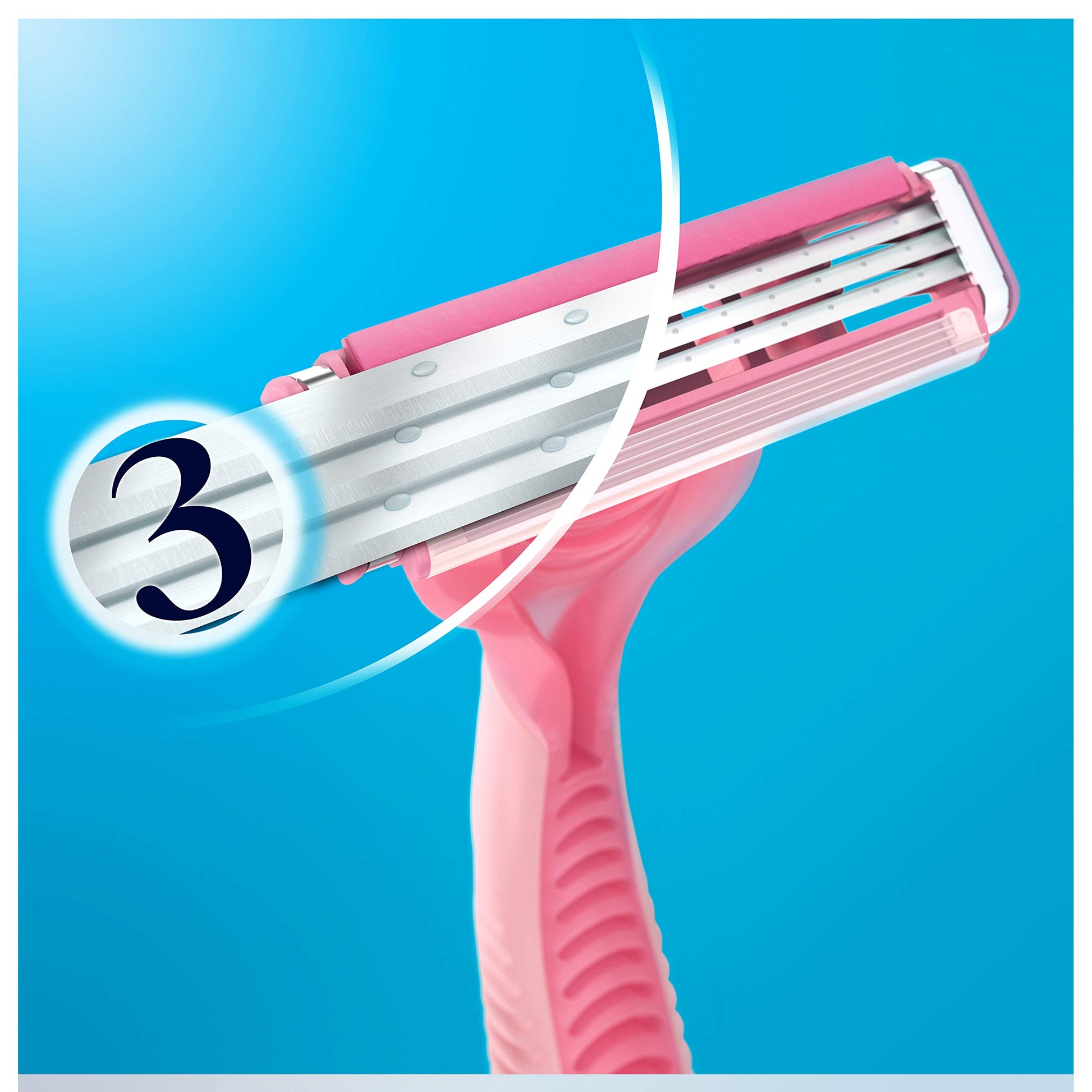 Gillette Venus Simple Shaver 3 Razors Pink Pack