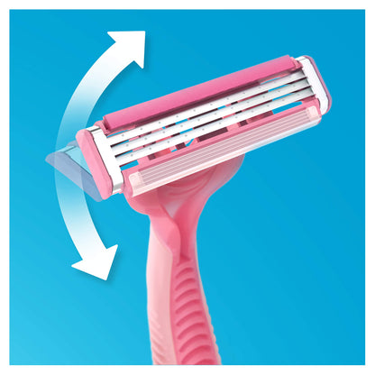 Gillette Venus Simple Shaver 3 Razors Pink Pack