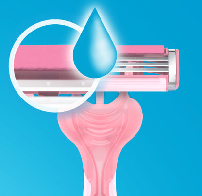 Gillette Venus Simple Shaver 3 Razors Pink Pack