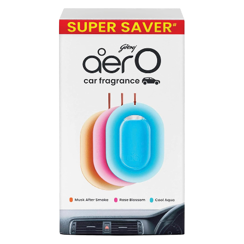 Godrej Aer O Car Air Freshener 3-Pack Gel