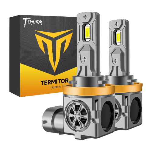 H11 H9 H8 Fog Light Bulbs 50,000LM 6500K Cool White 2-Pack